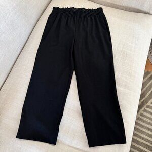 J. Crew Wool Blend Crop Wide Leg Pull-on Pants
